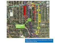 Sewer work will require detour at intersection of Eddy Rd., Gray Ave.