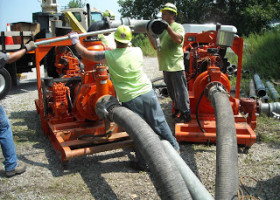 UPDATE: Sewer maintenance crew at work