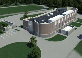 PROJECTS: Glimpse of pump station at Bratenahl site [Architect rendering]