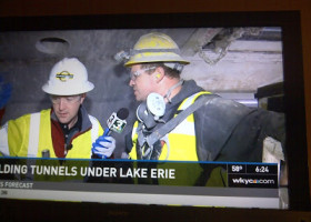 VIDEO: Not your average daily commute, WKYC visits our construction project 200 feet underground