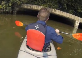 VIDEO: This guy kayaks into a DC sewer tunnel. It's educational, but
don't try it at home.