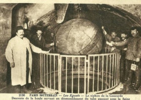 HISTORY: Big balls were used to clear sewers of the 1870s