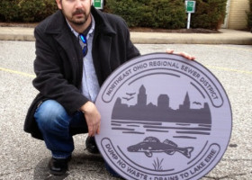 FEATURE: Eric’s sewer cover design will be a fixture on Project Clean Lake green infrastructure