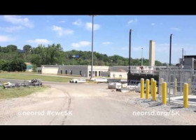 WATCH: What a 5K course through a wastewater treatment plant looks like. #cwc5k