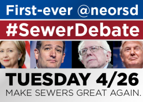 #SewerDebate: The 2016 election is about to go down the drain April 26, and for a good reason.